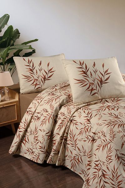 Fabric Box 100% βαμβακερό μονό Pique Cinnamon Verdure