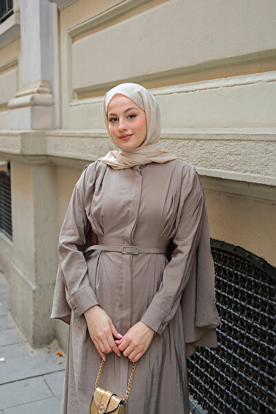 LOCCO Women's Cape Dress Green