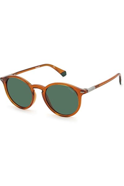 Polaroid Women's Sunglasses PLD 2116/S 210UC, Orange, Oval, 49 mm