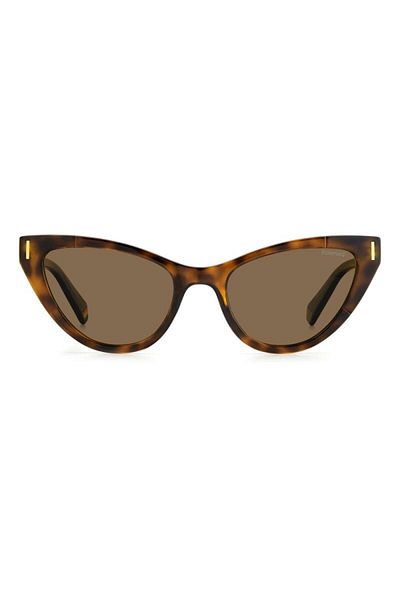 Polaroid Polaroid Women's Sunglasses PLD 6174/S 086/SP, Havana, Cat Eye, 52 mm
