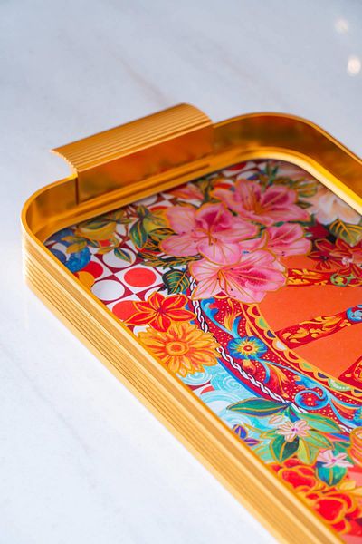 ACAR Dreamland Rectangular Glass Tray