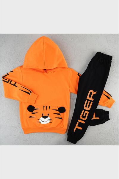 Çocuksan Baby&Kids Wear Set de jos-top tricotat din bumbac pentru băiat cu im...