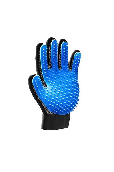 varioshop Manusa perie, VarioShop®, pentru periaj si masaj, caini si pisici, albastra