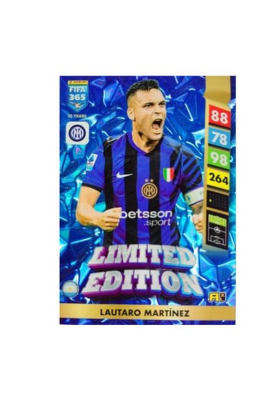 Panini Fifa 365 Adrenalyn XL 2025 Limited Edition Lautaro Martinez Footballer Card