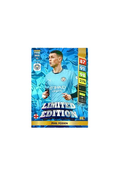 Panini Fifa 365 Adrenalyn XL 2025 Limited Edition Phil Foden Footballer Card