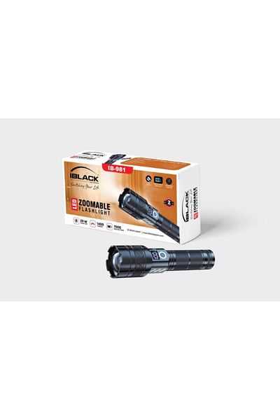 iBLACK Zoomable Led Flash Light IB 981
