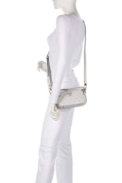 Guess Noelle Dbl Pouch Crossbody női krémes minitáska Hwbg7879710-bnn