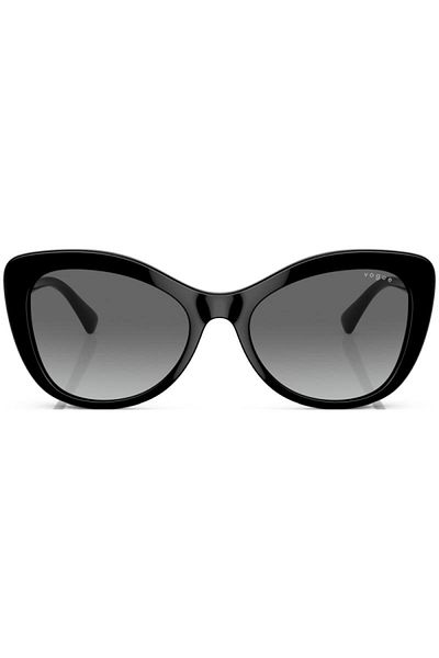 Vogue Ochelari de soare Vogue pentru femei VO5515SB W44/11, Negri, Fluture, 55 mm