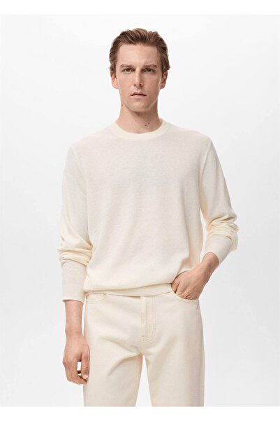 MANGO Man İnce örgülü kazak