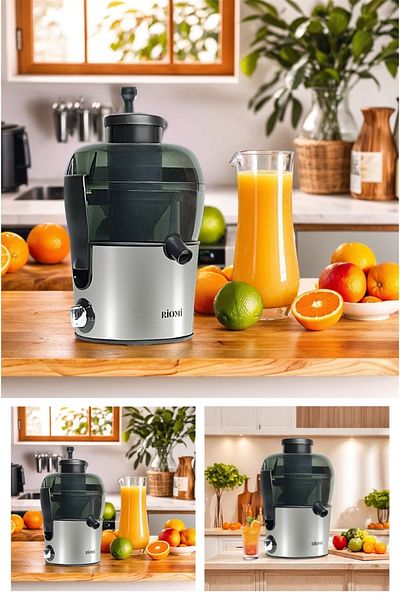 RİOMİ Frutta Solid Juicer, 500W, 1.5 Lt, Quickclean, Anti-Drip Riomi