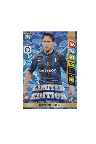 Panini Fifa 365 Adrenalyn XL 2025 Limited Edition Piotr Zielinski Footballer Card