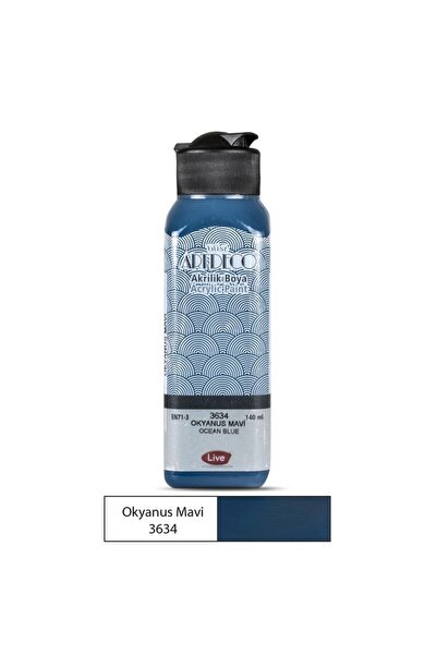 Artdeco Akrilik Boya 140ml Okyanus Mavi 3634