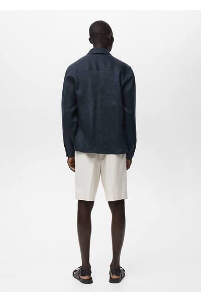 MANGO Man %100 keten şort