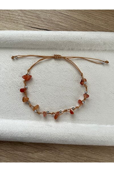 PelvedDesign سوار وخاتم كارنيول من الحجر الطبيعي - قابل للتعديل