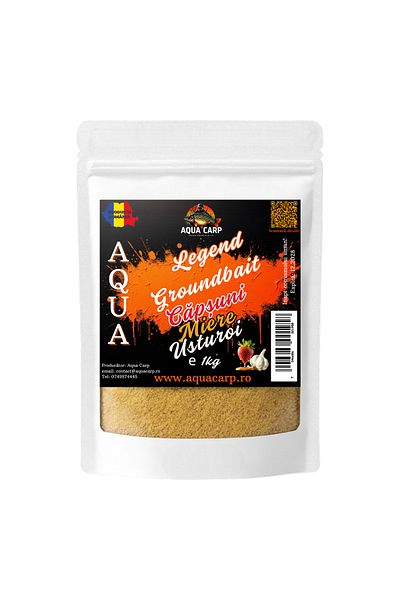 Aqua Groundbait Legend Strawberry & Honey & Garlic 3kg