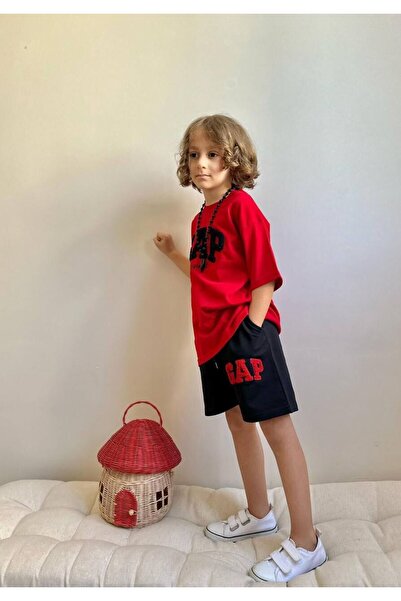 Canlook Punch Embroidered Boys' Bottom and Top Set