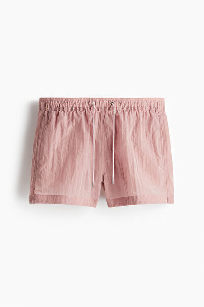 H&M Krinkle Naylon Şort Mayo