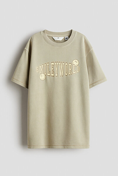 H&M Baskı Motifli Tişört