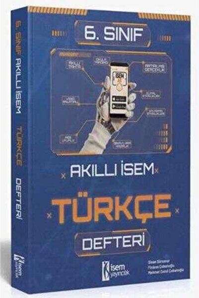 İsem Yayıncılık İSEM Yayıncılık 2025 Akıllı İsem 6. Sınıf Türkçe Defteri