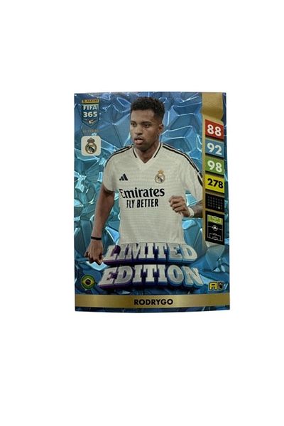 Panini Fifa 365 Adrenalyn XL 2025 Limited Edition Rodrygo Footballer Card