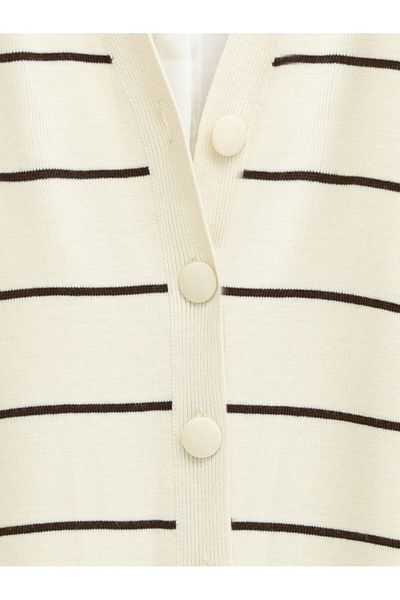 HİJABAYA Buttoned Long Knitted Cardigan