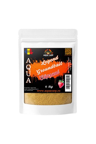 Aqua Groundbait Legend Strawberry 1.5kg