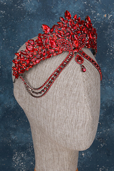 ESPEREST Coroana de mireasa eleganta Velisse rosie