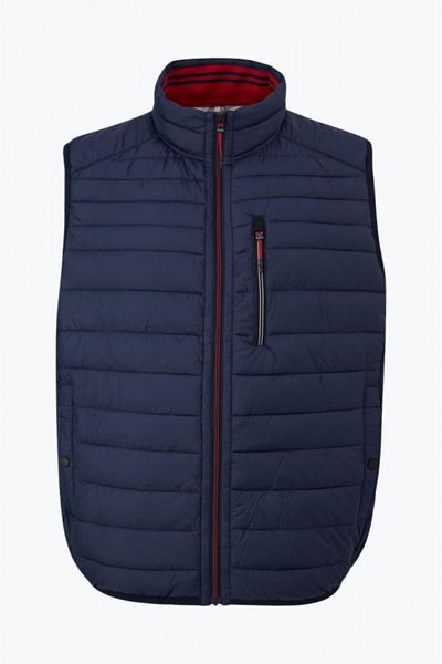 s.Oliver Men's hoodless vest with slant pockets, s.Oliver
