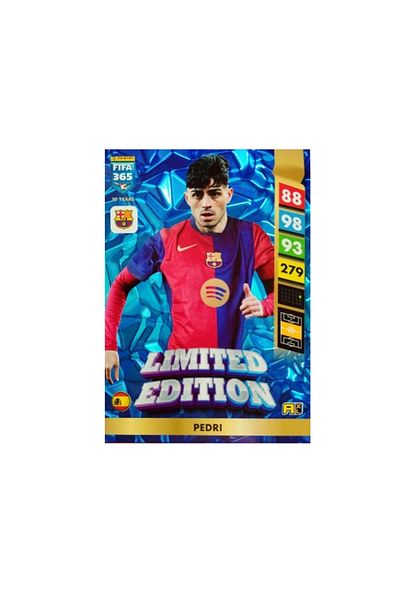 Panini Fifa 365 Adrenalyn XL 2025 Limited Edition Pedri Footballer Card