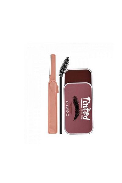 O.TWO.O Cosmetics Eyebrow Styling and Tinting Soap 03 Brown