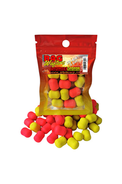 Aqua BAG Wafters 10mm Capsuni & Banane 15 buc.
