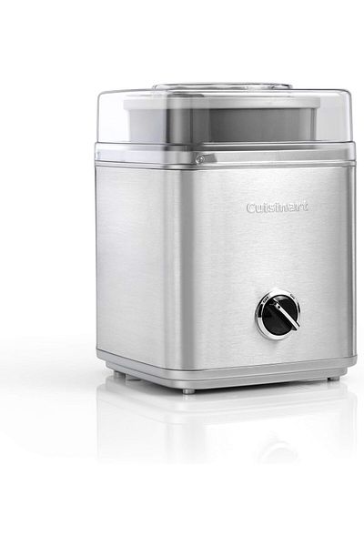Cuisinart Deluxe Ice Cream Maker, Frozen Yogurt Maker & Sorbet Maker, 2L capacity, Silver ICE30BCU