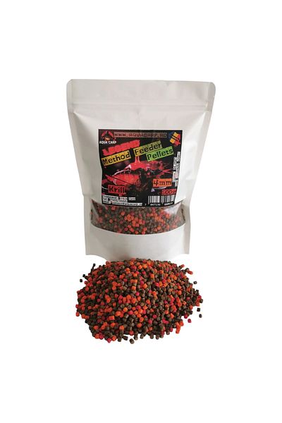 Aqua Pelete AquaCarp Legend Method Feeder 4mm Krill 500gr