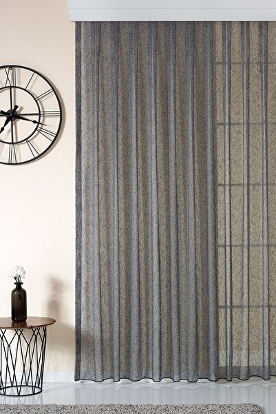 Elen's Antrasit Ütü Istemeyen Ultra Soft Yumoş 1/2,5 Orta Pileli Doğal Natura...