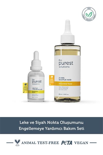 The Purest Solutions Set de îngrijire pentru a ajuta la prevenirea formării petelor și a punctelor negre