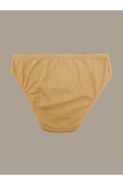 GÜMÜŞ Ribbed Panties - Skin Color