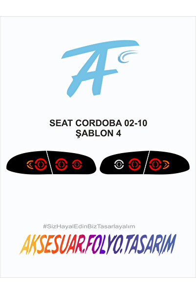 aksesuar folyo tasarım سيات قرطبة 2002-2010 ستوب فويل