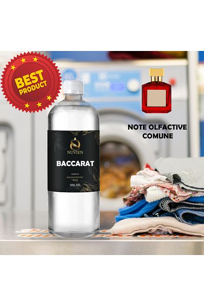 Nuvien Concentrated Fabric Conditioner, 500ml, scent inspired by Baccarat Rouge 540