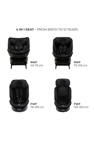 Kinderkraft Xpedition 3 I-Size Car Seat 40-150 Cm, Black