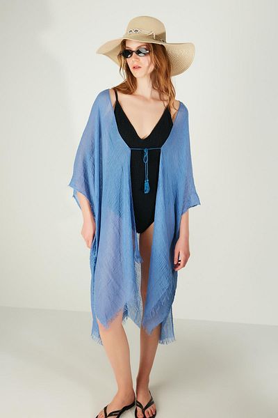 FELLMENS Indigo Women's Pareo Beach Dress