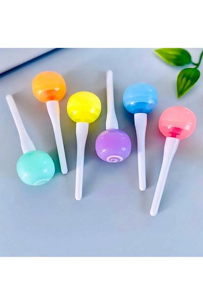 BALCI HEDİYELİK Lollipop Highlighter 6 Colors Pen