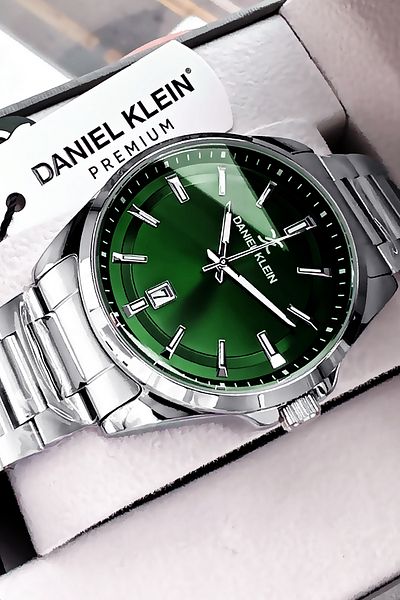 Daniel Klein Premium Gift Men's Wristwatch Waterproof Silver Color Steel Band Gift Bracelet Dke2128C4