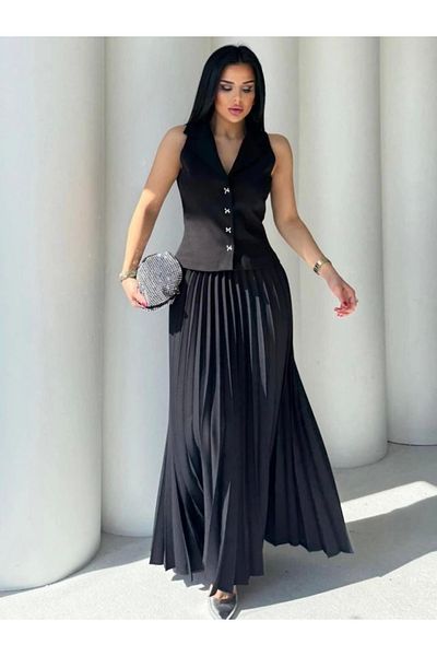 Silerra Skirt Vest Set