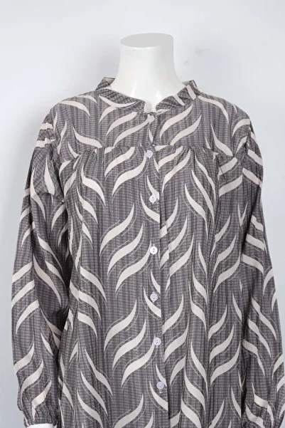 MUSTÜN Judge Collar Woven Shirt