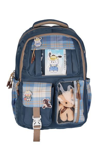 RKY SERENITY Rucsac din țesătură impermeabilă Relaxion New Season în stil coreean, cutie termică pentru prânz și suport pentru stilou