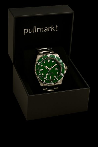 pullmarkt مع التقويم - ساعة يد رجالية