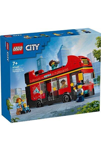 Evelise LEGO CITY AUTOBUZ TURISTIC ROSU CU ETAJ 60407