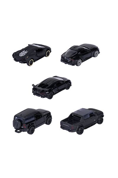 Majorette SET 5 CARS BLACK EDITION 2.0 GIFTPACK