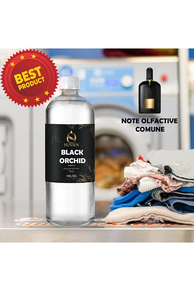 Nuvien Concentrated Fabric Conditioner, 500ml, Black Orchid inspired scent
