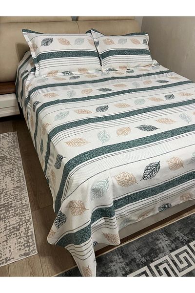 ASL HOME Double Personal Battal Size Bed Cover (Pi̇ke)